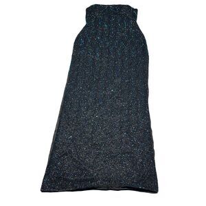 Vintage Riva Designs Silk Strapless Dress Evening Gown Beaded Size 8 RUNS SMALL